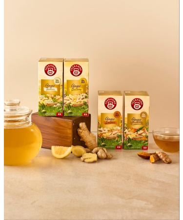 DEKOND TEEKANNE - Ginger tea with herbal teas with elderflower and ginger (6 x 20) - Buy Online on GoSupps.com