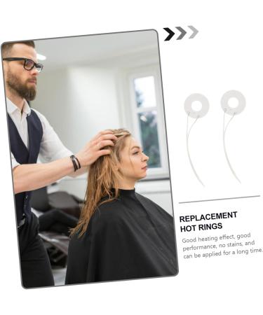 FOMIYES 4 Pcs Rollers Hair Curlers Hair Curling Iron Hair Rollers Tools for Mechanics Appliance Mechanical Heating Ceramic Coil Hairdressing Machine Part Hot Rings for Hair Styling Tool 9.5X2.5CMx2pcs Whitex2pcs - Buy Online on GoSupps.com