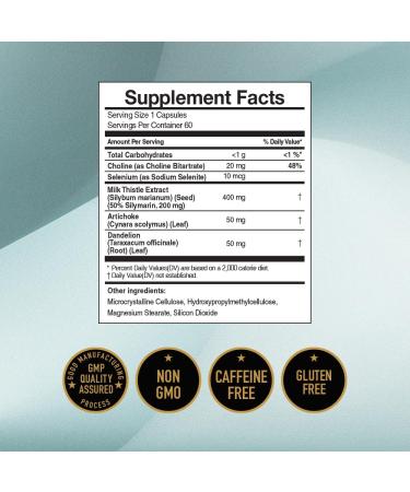 JUNG KWAN JANG Milk Thistle with Artichoke & Dandelion - 60 Capsule LIVER DETOX with milk thistle - Buy Online on GoSupps.com