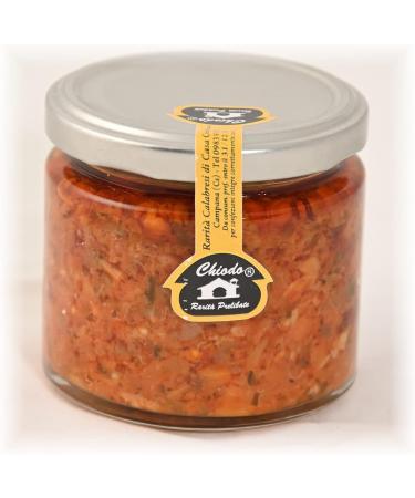 Bombona - spicy condiment with mushrooms and fresh vegetables - Pack of 6 jars of 180gr - Without Preservatives - Historical family recipes since 1970 - Mushrooms Chiodo - Buy Online on GoSupps.com
