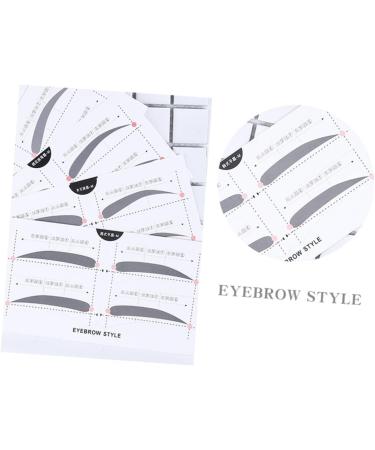 Ipetboom 2 Makeup Kits Eyebrow Card Beauty Kit Eyebrow Makeup Tools Eyebrow Stickers Simple A607 Card - Buy Online on GoSupps.com