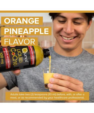 Liquide Coq10 absorption sup rieure 100 mg ananas orange 600 ml - Buy Online on GoSupps.com