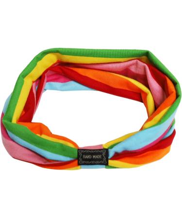 Apanphy Women's Fashion Headbands - Stylish Yoga Sport Hair Band & Scarf - Color Stripe Design - Buy Online on GoSupps.com