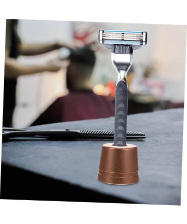 Iwowhero Metal Razor Holder & Shaving Stand - Portable Shaving Rack for Men - Premium Razor Plane Base - Buy Online on GoSupps.com