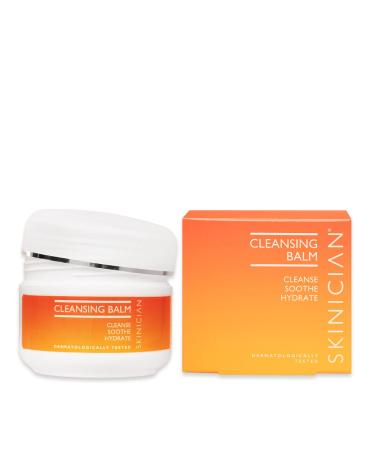 SKINICIAN Cleansing Balm - Soothing Cleansing Balm Enriched with Avocado Oil Jojoba Oil Almond Oil - Makeup Remover Cleansing Balm - Dermalogically Tested - Vegan & Cruelty Free (100ml) with Spatula