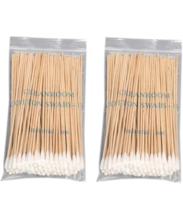 Vailang 200-Piece Cotton Swabs - 15cm Wooden Handle Q-Tips for Ear & Nose Cleaning Make-Up Applicator Sterile Cleaning Sticks - International Shipping Available - Buy Online on GoSupps.com