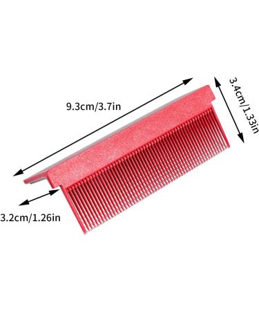 2PC Women's DIY Combs Accessories for Hair Straightening with Flat Iron Attachment - V Type, Black (2pcs) - Buy Online on GoSupps.com