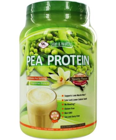 Olympian Labs Pea Protein - Natural Vanilla 1000g | Vegan Protein Powder for Muscle Building & Recovery - Buy Online on GoSupps.com