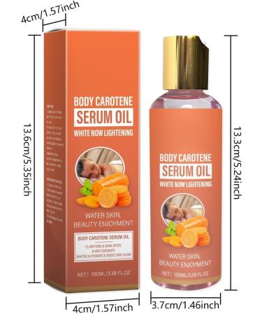 Carrot Oil For Lightening Dark Skin Nourishing Face And Body Moisturizer Natural Organic Carrot Whitening Skin Care Essential Oil Soothing Firm Body Relaxing Mood Massage Serum Oil - Buy Online on GoSupps.com