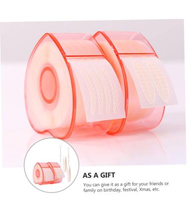 MAGICLULU 2 Roll Lace Double Eyelid Sticker Adhesive Eye Lift Tape for Droopy Lid Women Eyelid Sticker Mermaid Party Decorations Invisible Double Tape Strips Heart-shaped Double Eyelid Fiber 5.2x5cm Assorted Color - Buy Online on GoSupps.com