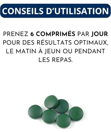  QORE+ French Spirulina Tablets 60g Grown in Provence Energy Immunity Recovery 100% Vegan No Additives - Buy Online on GoSupps.com