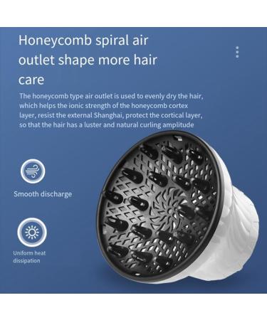 YANHUNING Universal Interface Hair Dryer Hood for Hair Salon Hood Blowing Curly Hair Styling Styling Hair Dryer Replacement Parts Accessories White - Buy Online on GoSupps.com