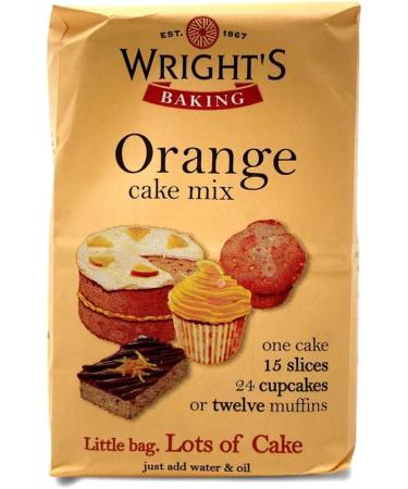 Wright's | Baking Orange Cake Mix 5X500G | Orange cake mix can be used to bake light & moist cakes slices muffins or cupcakes with a distinctive citrus flavour. - Buy Online on GoSupps.com
