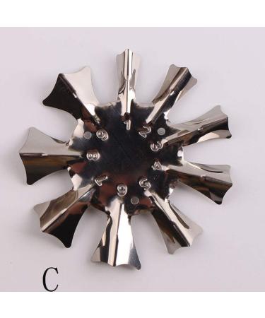 Stainless Steel Easy French Tips Smile Line Metal Cutter Edge Trimmer Nail Template DIY Nail Art - (Color: B) - Buy Online on GoSupps.com
