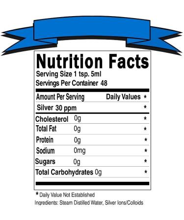 Superior Colloidal Silver 30PPM - 8 fl oz Ionic Solution | 99.99% Pure Silver | International Shipping - Buy Online on GoSupps.com