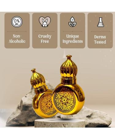 Pheromones Perfumes for Women Premium Pheromone Cologne Essential Oil for Women Elegant & Charming Cologne Perfume Roll On With Golden Attar Holder Bottle - 12ml | Pack of 2 - Buy Online on GoSupps.com