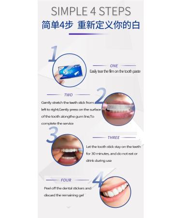 5D Gel Teeth Whitening Strips White Tooth Dental Kit Oral Hygiene Care Strip for False Teeth Veneers Dentist Seks Whiten Gel 7 Bags of 14 Tablets - Buy Online on GoSupps.com