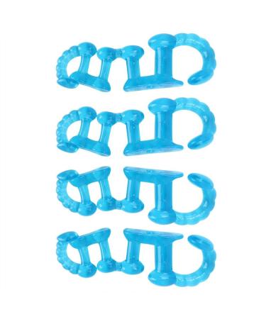 2 Pairs 5 Holes Toe Separators Pain Relief Soft Elastic Bunion Corrector for Men Women