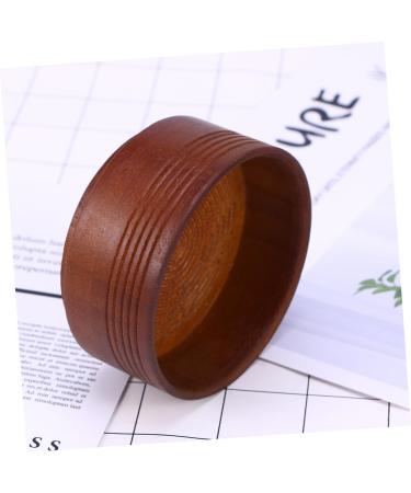 Biudeco Wooden Razor Foam Shell - Eco-Friendly Shaving Bowl for Men | Travel Bar Soap & Bamboo Brushes - Buy Online on GoSupps.com