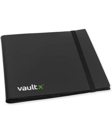 Vault X 12-Pocket Trading Card Album Binder - 480 Side Loading Pockets for TCG - Black - Buy Online on GoSupps.com