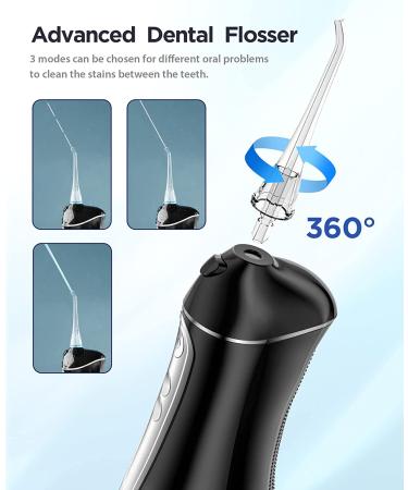 Elifloss Water Dental Flosser - 4 Modes | 7 Tips | Adjustable Intensity | IPX7 Waterproof - Buy Online on GoSupps.com
