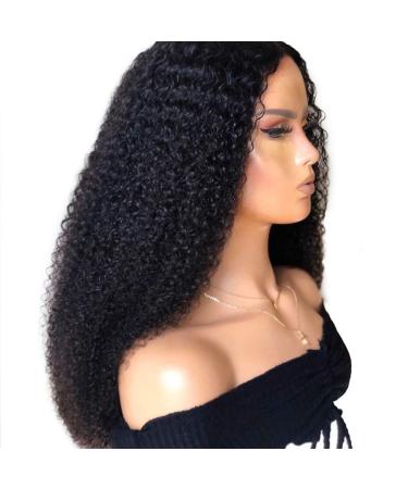 Saupa 20 Inch Lace Front Wig - Real Brazilian Curly Human Hair for Women | Pre Plucked Virgin Hair Wigs for Black Women - Buy Online on GoSupps.com