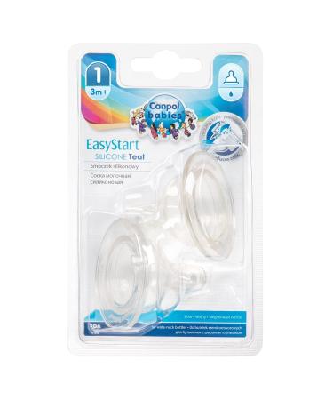 CANPOL BUTELECHAIN EASYSTART 3M+ - Buy 2pk Bottles for Infants | International Shipping Available - Buy Online on GoSupps.com