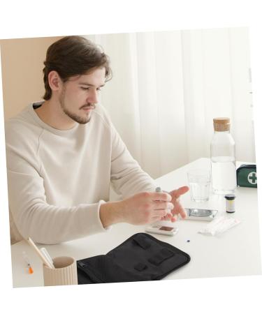 Ultechnovo Portable Blood Pressure Monitor & Blood Sugar Measuring Device | Diabetic Organizer Zip Pocket Housing for Diabetes Care - Buy Online on GoSupps.com