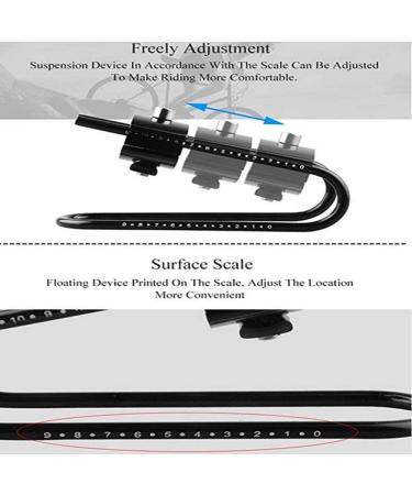 Bike Saddle Suspension Spring - Steel Shock Absorber for MTB & Road Bikes | Mountain Bike Parts & Accessories (Black) - Buy Online on GoSupps.com