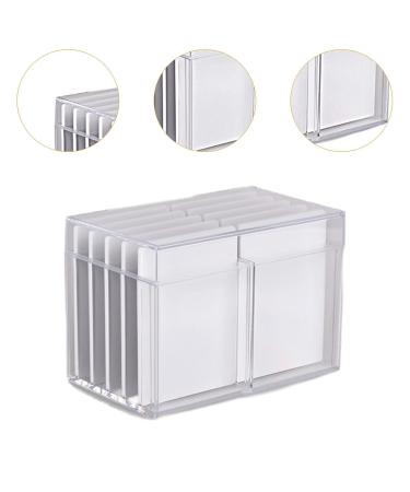 Clear Acrylic Eyelash Organizer - 10 Layers for False Lashes & Glue | Transparent Storage Box | 14.2x9.2x10.5cm - International Shipping Available - Buy Online on GoSupps.com