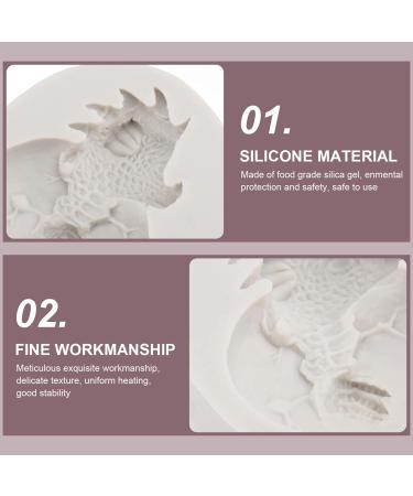 COHEALI 2pcs Easter Dinosaur Egg Mold Clay Mold Interesting Silicone Mold Candle Molds Easter Chocolate Molds Pink Bunny Ears Easter Lamb Easter Soap Easter Baking White Cake Crayon - Buy Online on GoSupps.com