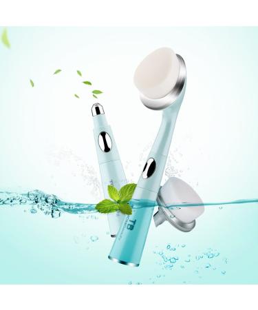 TOUCHBeauty Sonic Eye & Facial Care System: Targets Dark Circles and Puffiness with Gentle Cleansing Brush