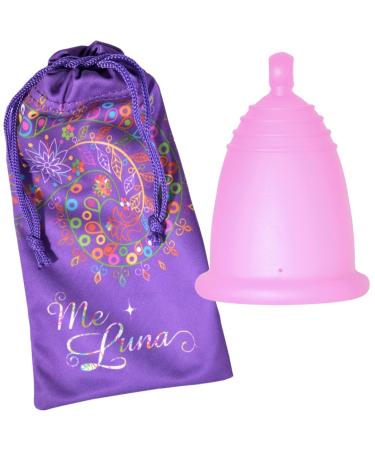 Me Luna Menstrual Cup Soft Ball Pink Size M