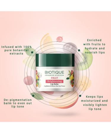 Biotique Bio Fruit Lip Balm 12g - Hydrating Lip Care for Soft, Smooth Lips - Buy Online on GoSupps.com