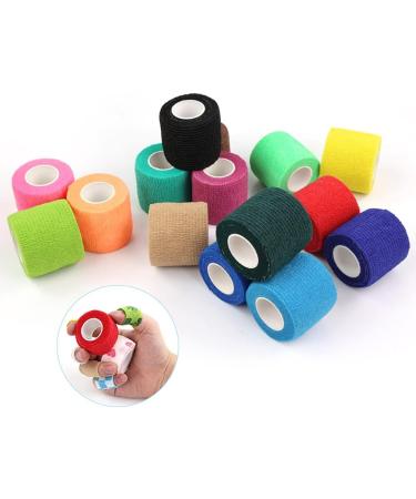 Buy 6 Rolls Non Woven Self Adhesive Cohesive Bandage - Breathable Athletic Tape for Pets & Sports - Elastic Wrap for Wrist & Ankle - International Shipping Available - Buy Online on GoSupps.com