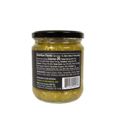 Zia Green Chile Company Authentic Roasted New Mexico Hatch Chile Salsa - Flame-Roasted Diced Green Peppers, Medium Heat, Vegan & Gluten-Free - Buy Online on GoSupps.com