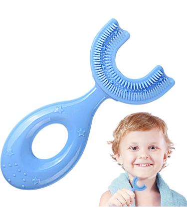 Soft Bristle U-Shaped Toothbrush for Kids | 360-Degree Silicone Children's Toothbrush | Ideal for Boys & Girls Ages 1-6 - Buy Online on GoSupps.com