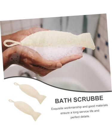 FRCOLOR 2pcs Cartoon Loofah Bath Ball & Back Scrubber - Soft Cotton Shower Pouf & Bath Products for Kids | International Shipping - Buy Online on GoSupps.com