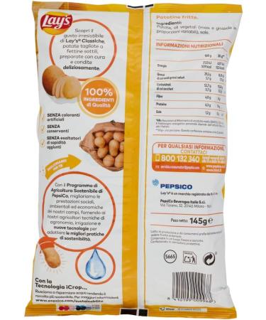  Italian Gourmet E.R. Lay's Classic Salted Potato Chips 145g + Italian Gourmet Tomato Pulp 400g Box - Buy Online on GoSupps.com