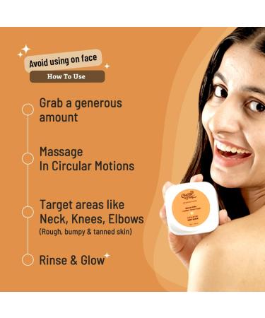 Exfoliating Body Scrub - Remove Tan & Dead Skin Cells | Smooth Soft Skin | Natural AHAs | 2.6 fl oz - Buy Online on GoSupps.com