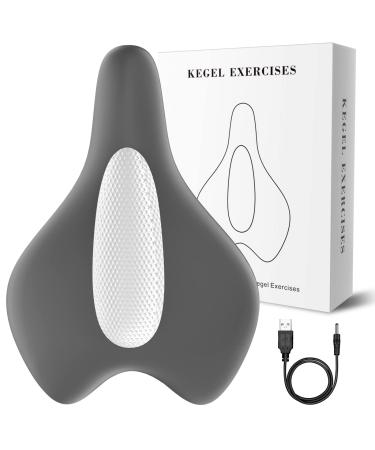 Pelvic Floor Muscle Trainer, Cushion Type Kegel Trainer, for Pelvic Floor Physical Therapy and Kegel Sports Products Grey(upgrade)