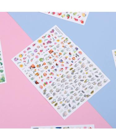 Girls Summer Fruits Nail Art Decal Sweet Nail Art Decoration DIY Nail Summer Series 3D Nail Sticker(style2) - Buy Online on GoSupps.com