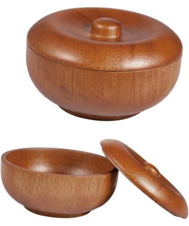 Fomiyes Wooden Bowl Soap Shell | Premium Wood Shaving Cup for Men | Durable Bamboo Shaver Bowl - Buy Online on GoSupps.com