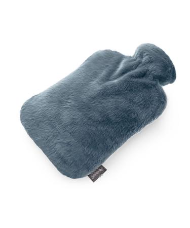 Corn small hot hot water bottle with artificial fur monochrome heat bag 1800 ml warm and cold bottle for hot compresses and cold therapy warm