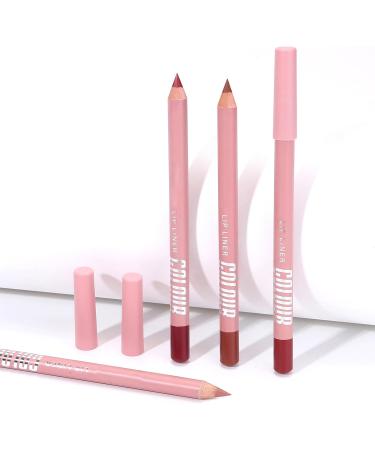  Keyubria Lip Pencil - 12 Colors Long-Lasting Matte Natural Makeup - Lip Pencil Kit | For Home Day Night Evening Wedding Winter Autumn Spring Office - Buy Online on GoSupps.com