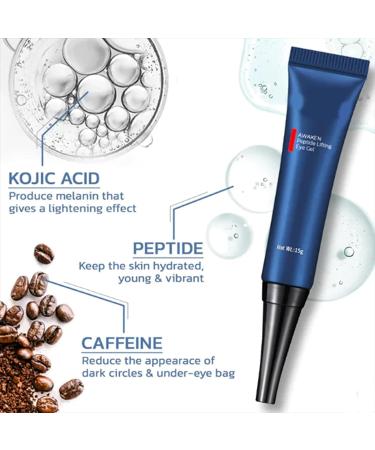 Buy Carvvo & Lovilds Awakening Peptide Eye Gel - Anti-Aging 2/4/8 Piece Eye Cream for Dark Circles & Puffiness - Buy Online on GoSupps.com