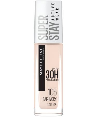 Maybelline Super Stay Full Coverage Foundation 105 Fair Ivory 1 fl oz (30 ml)