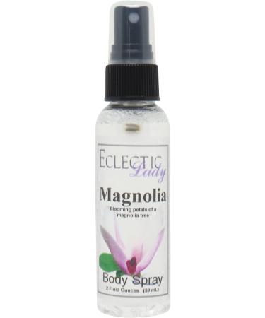 Magnolia Body Spray 2 ounces Body Mist for Women with Clean Light & Gentle Fragrance Long Lasting Perfume with Comforting Scent for Men & Women Cologne with Soft Subtle Aroma For Daily Use 2 Fluid Ounces