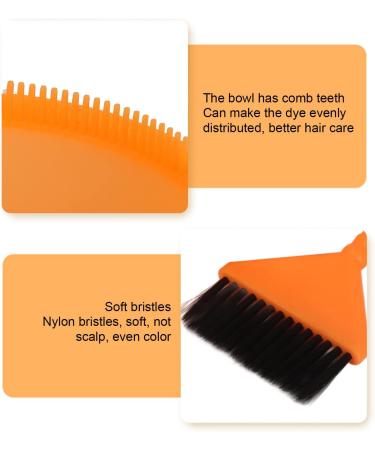 Hair Dye Color Brush and Bowl Set Hair Color Brush Mixing Bowl Kit for Hair Tint Dying Coloring Applicator - Buy Online on GoSupps.com