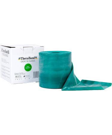 Theraband Original Fitness Band | Resistance Band for Strength Training & Weight Loss | 45.5m Green Roller | Home & Gym Use - Buy Online on GoSupps.com